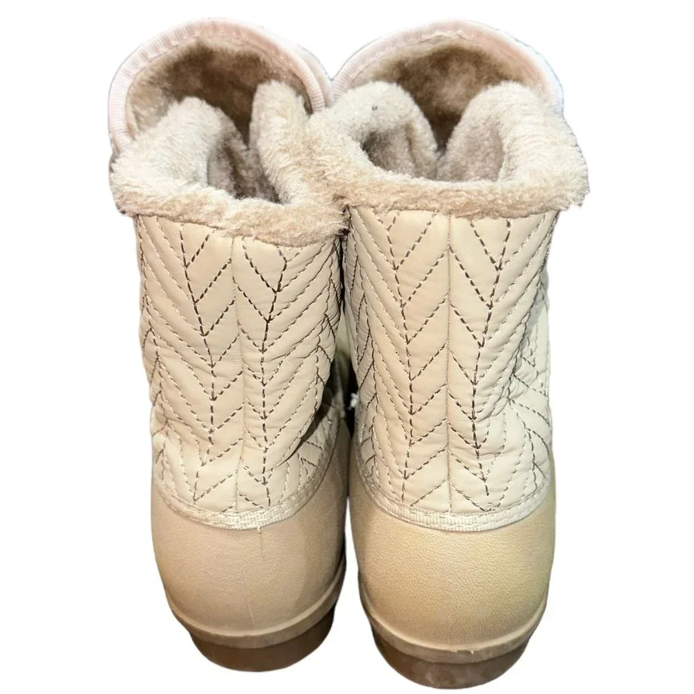 Baretraps‎ Flash Duck Boots Fur Lined Size 10M Light Khaki Waterproof Outdoors